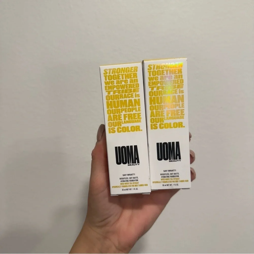 UOMA Say What?! Weightless Soft Matte Hydrating Foundation Bronze Venus T2C